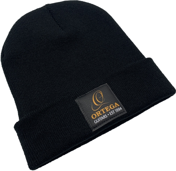 Ortega Beanie with Logo - Black