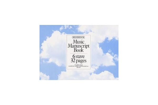 Music Manuscript Book: 6 Stave 32 Pages Stitched Music Manuscript Book: 6 Stave 32 Pages Stitched