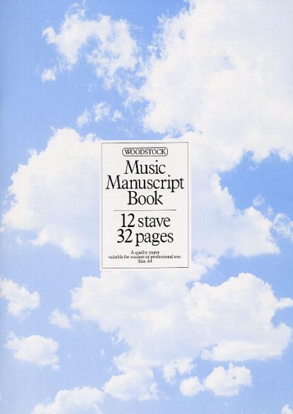 Woodstock Music Manuscript Paper: 12 Stave