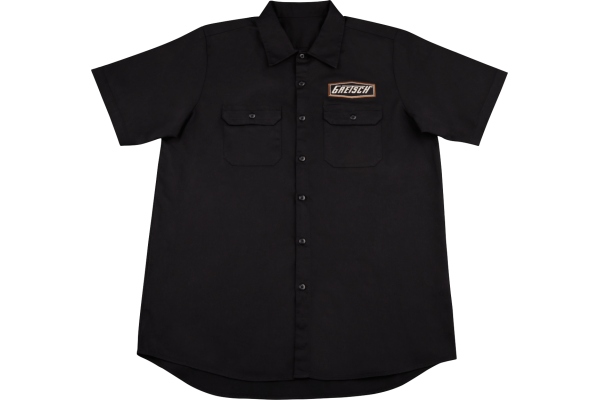Gretsch Guitars Biker Work Shirt Black S