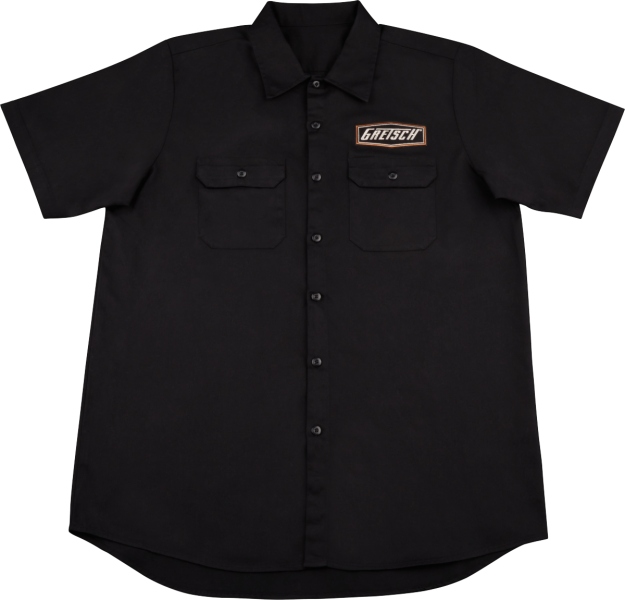 Gretsch Guitars Biker Work Shirt Black S