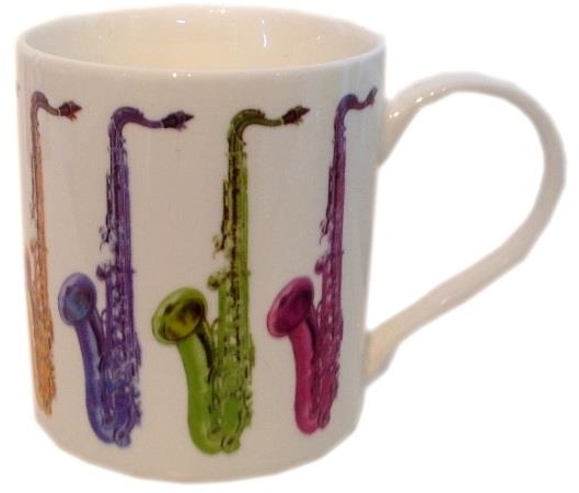 Fine China Mug - Allegro - Saxophone