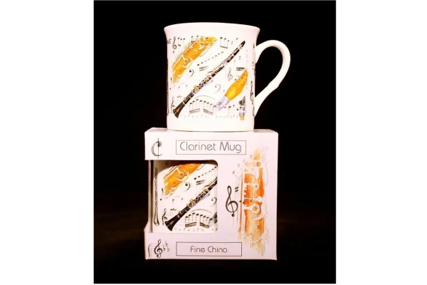 Fine China Mug - Clarinet Design