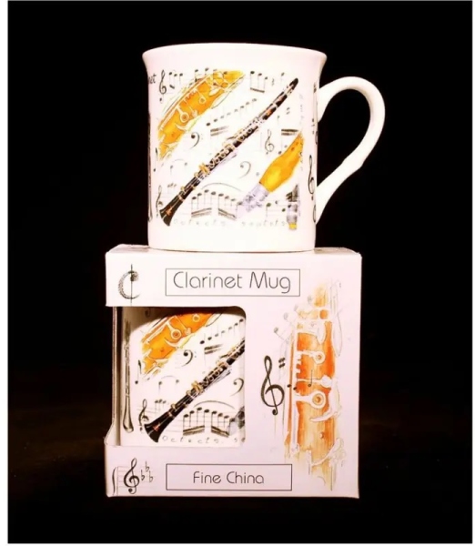 Fine China Mug - Clarinet Design