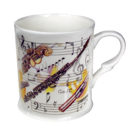 Fine China Mug - Flute Design