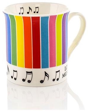 Little Snoring: Colour Block Mug - Stripes