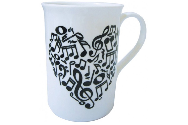 Mug Heart Of Notes