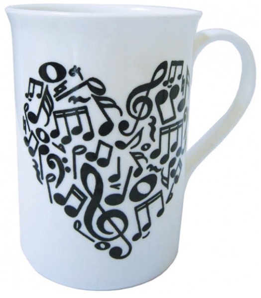 Mug Heart Of Notes