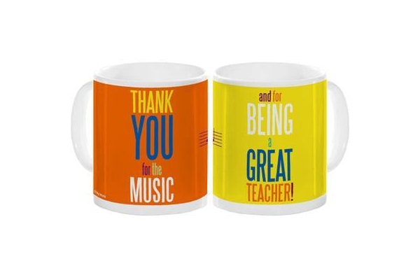 Teacher Thank You For The Music Mug