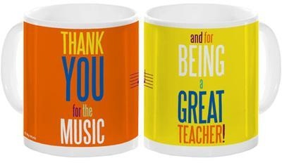 Teacher Thank You For The Music Mug