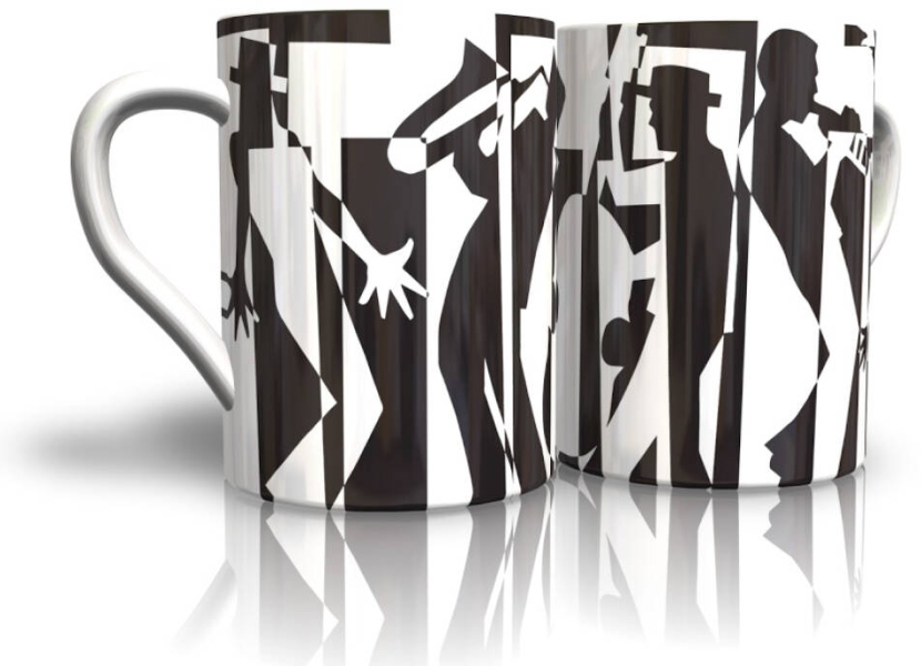 Jazz Bone China Mug