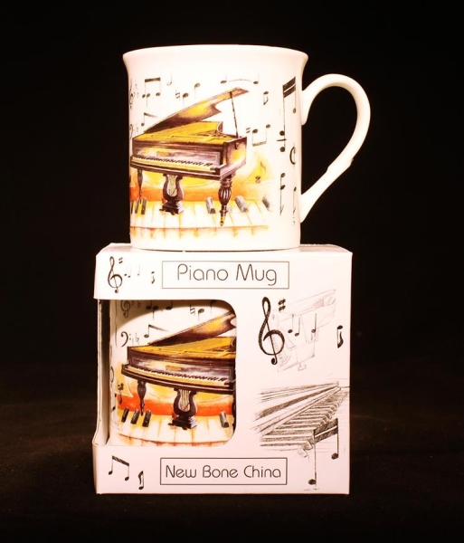 Fine China Mug - Piano Design