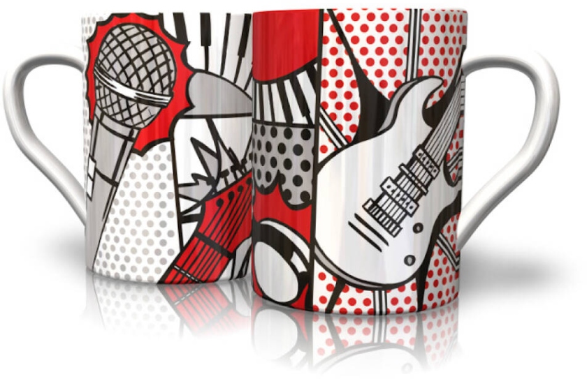 Pop Art Bone China Mug