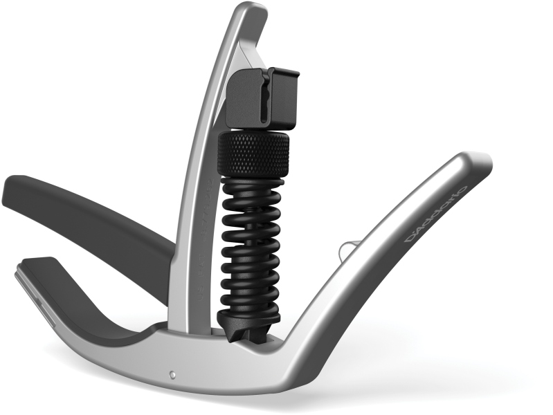 Daddario Artist Capo Silver Finish