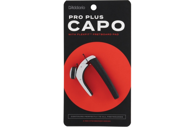 Capodastru Daddario Pro Plus Capo Silver