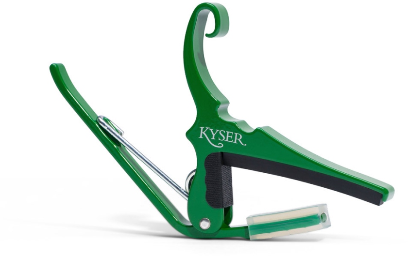 Kyser Quick-Change Capo Acoustic Guitar Emerald Green