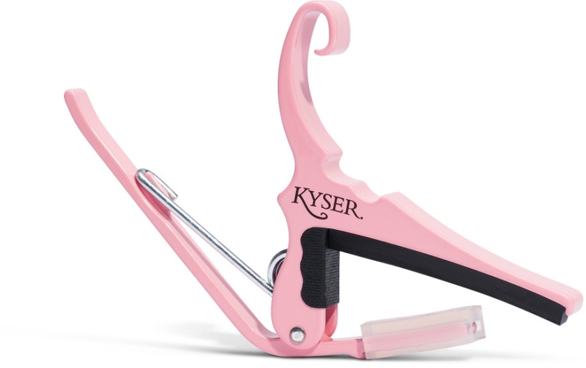Kyser Quick-Change Capo Acoustic Guitar Pink
