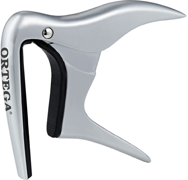 Ortega Capodaster For Curved Fretboards Chrome 