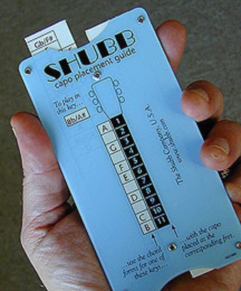 Shubb Capodastru Transposing Guide