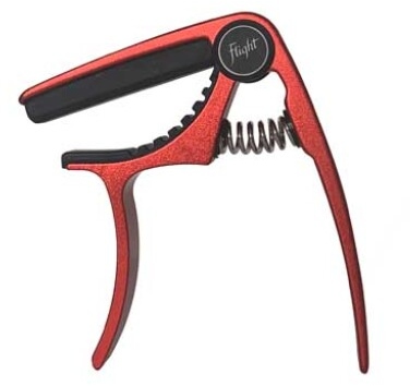Flight Aluminium Ukulele Capo Red