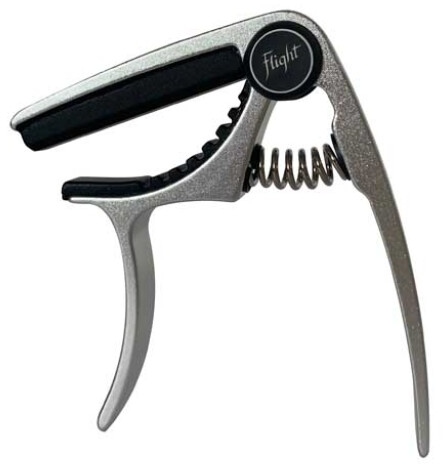 Flight Aluminium Ukulele Capo Silver