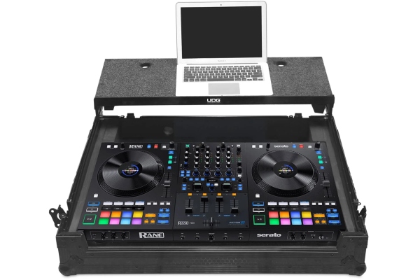 UDG Ultimate Flight Case Rane Performer & Four Plus (Laptop Shelf + Wheels) 