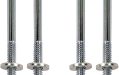 Carlig Latin Percussion Carlig Brazilian LP3512 Rebolo - LP3514 Tantan Chrom, 4 buc