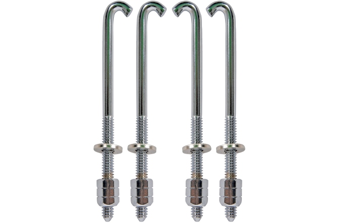 Carlig Latin Percussion Carlig Brazilian LP3512 Rebolo - LP3514 Tantan Chrom, 4 buc