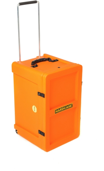 Hardcase Cajon Case - Orange/full velour Lining