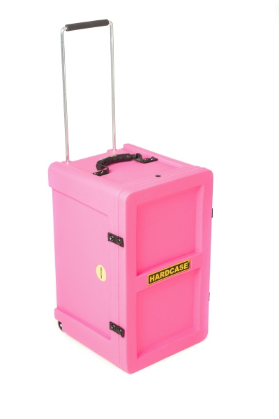 Hardcase Cajon Case - Pink/full velour Lining