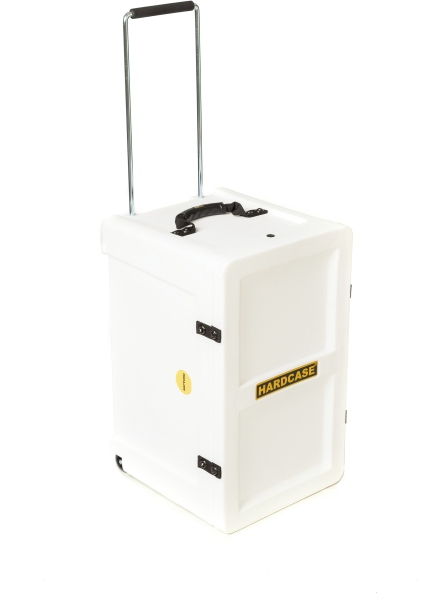 Hardcase Cajon Case - White/full velour Lining