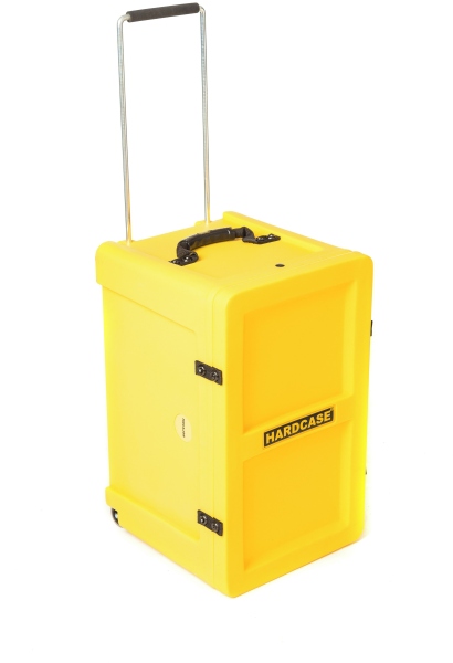 Hardcase Cajon Case - Yellow/full velour Lining
