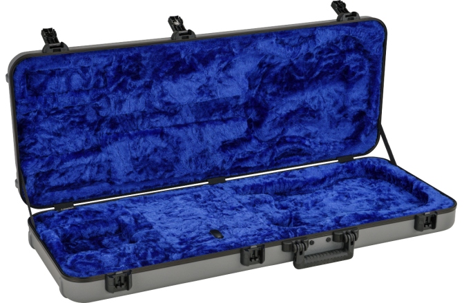 Case de Chitară Fender Deluxe Molded Strat/Tele Case Silver/Blue