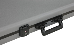 Case de Chitară Fender Deluxe Molded Strat/Tele Case Silver/Blue