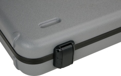 Case de Chitară Fender Deluxe Molded Strat/Tele Case Silver/Blue