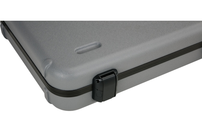 Case de Chitară Fender Deluxe Molded Strat/Tele Case Silver/Blue