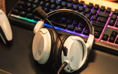 Căști gaming Audio-Technica ATH-GL3 White