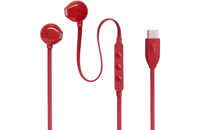Căști in-ear (Earbuds) JBL Tune 305C USB Red