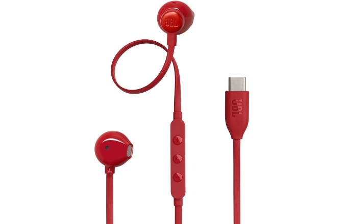 Căști in-ear (Earbuds) JBL Tune 305C USB Red