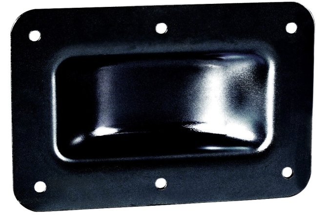 Castor Dish Steel, negru Adam Hall 38083 BLK