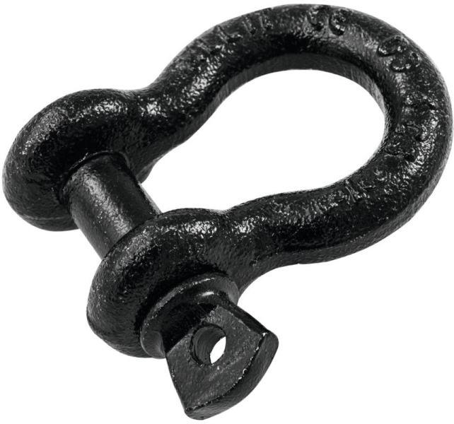 SafeCase Shackle 10mm black with Screwbolt