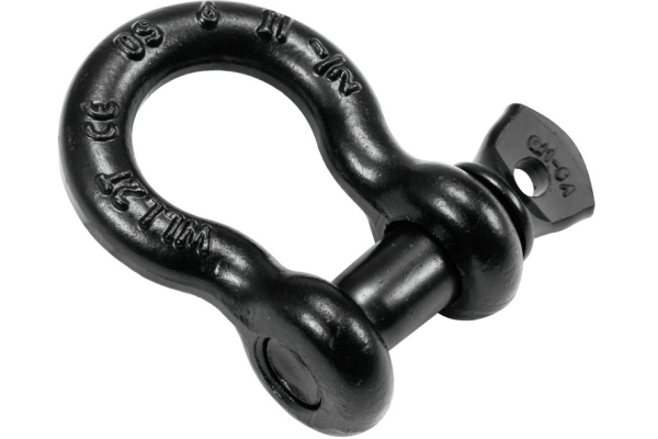SafeCase Shackle 13mm black with Screwbolt