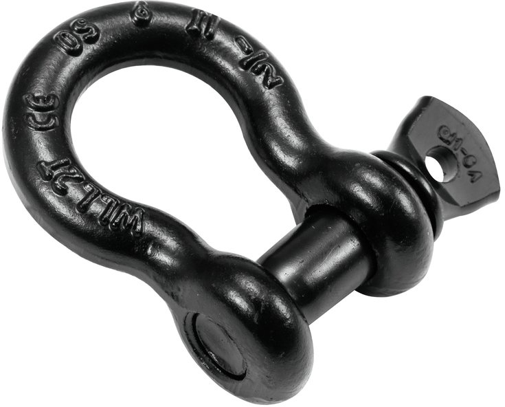 SafeCase Shackle 13mm black with Screwbolt