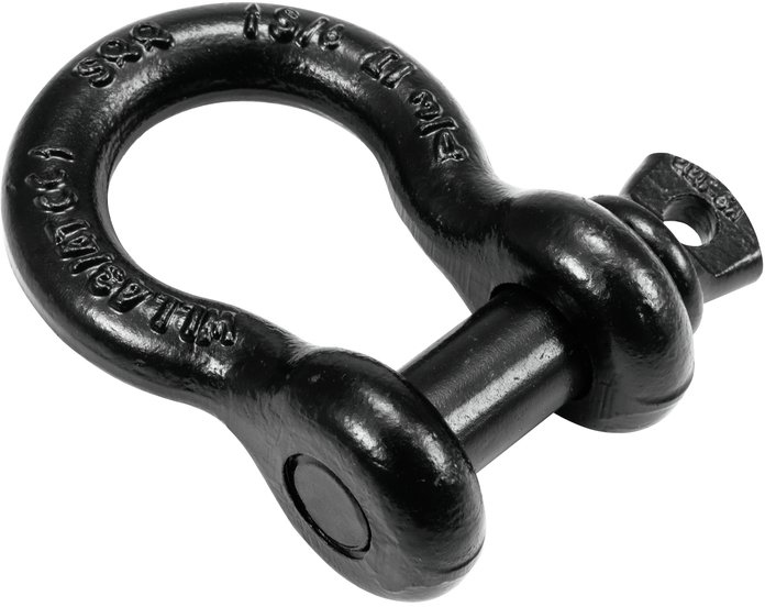SafeCase Shackle 19mm black with Screwbolt