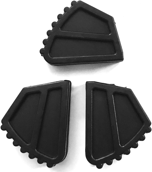 Nino Percussion rubber feet set 3 Pcs. - for NINO89 conga stand