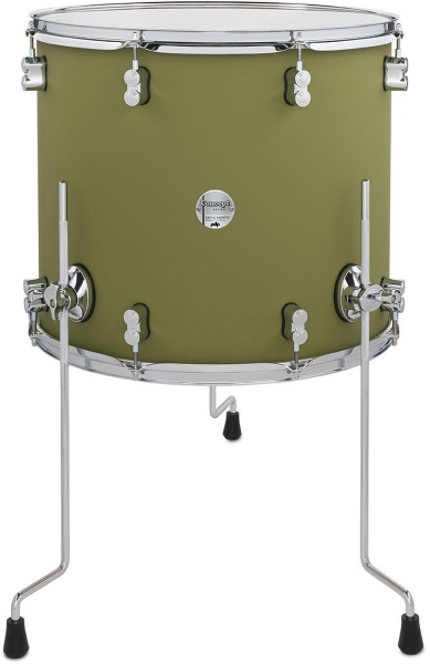 DW PDP FT Concept Maple (arţar) Satin Olive 14 x 12