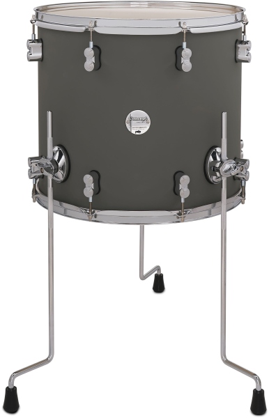 DW PDP FT Concept Maple (arţar) Satin Pewter 16 x 14