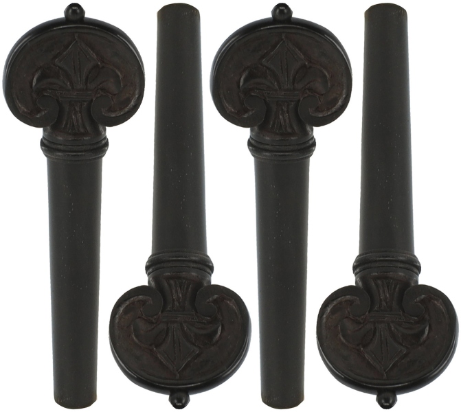 Gewa Baroque pegs violin Ebony 4/4 set 4