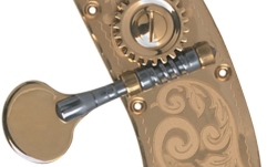 Cheie contrabas Rubner Cheie contrabas Formă tiroleză 4/4 - 3/4, alamă gravată