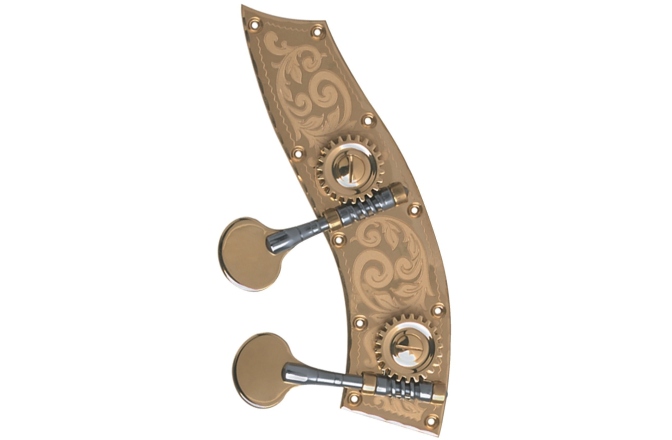 Cheie contrabas Rubner Cheie contrabas Formă tiroleză 4/4 - 3/4, alamă gravată